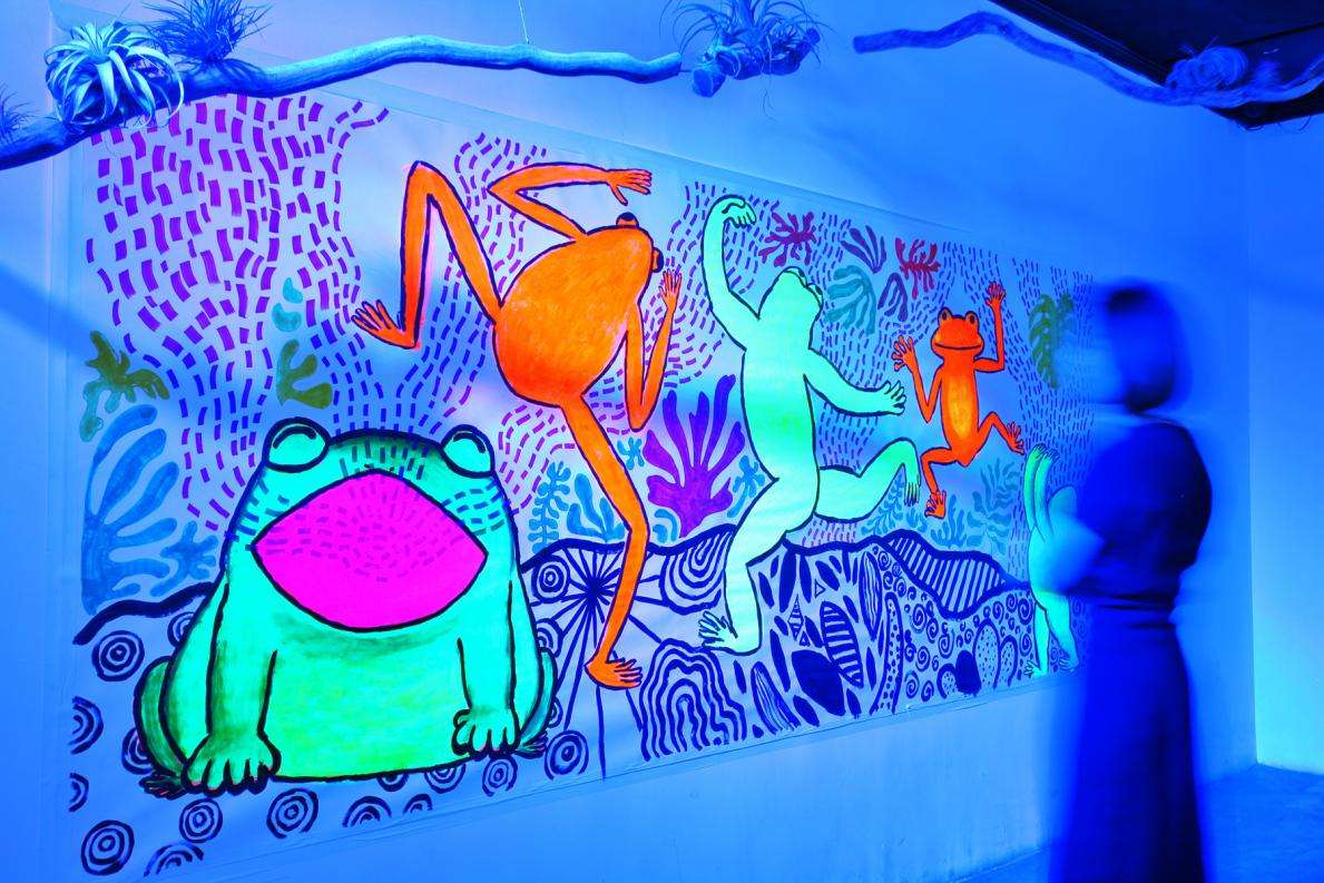 艺术家吉木作品“蛙之舞”